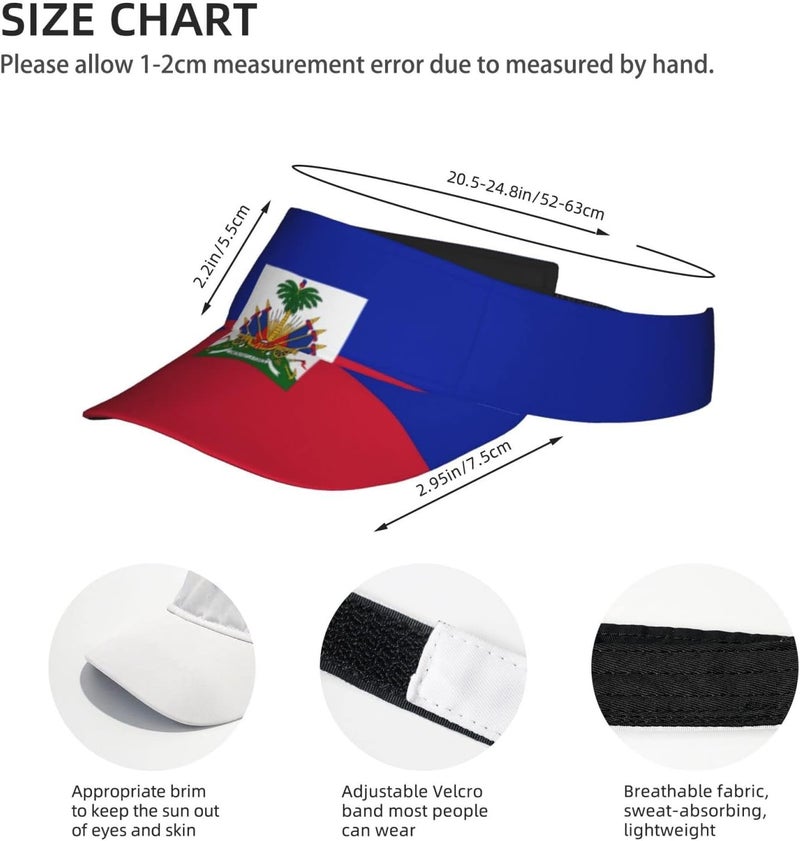 ASYG Cute Funny Flag Hat Women Men Adjustable Flag Sport Sun Visor Hat Summer Fashion Sun Cap Beach Flag Hat - Image 4